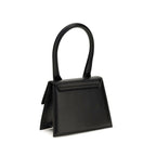 Black Calf Leather Bos Taurus Handbag