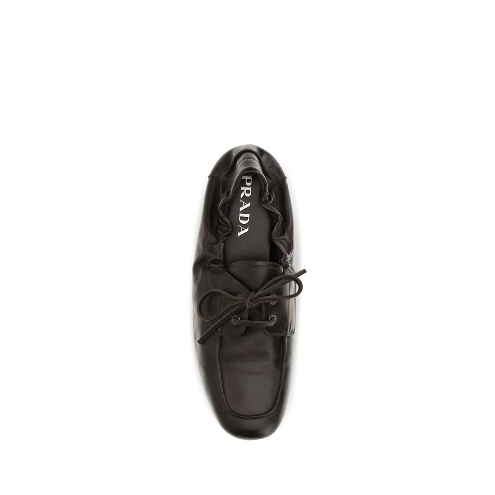Brown Calf Leather Bos Taurus Slip-On Loafers