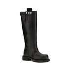Black Calf Leather Bos Taurus Rain Boots