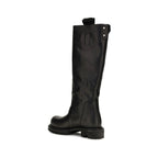 Black Calf Leather Bos Taurus Rain Boots