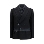 Black Wool Oves Aries Denim Jacket