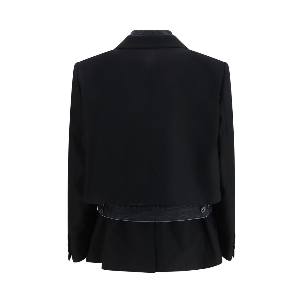 Black Wool Oves Aries Denim Jacket