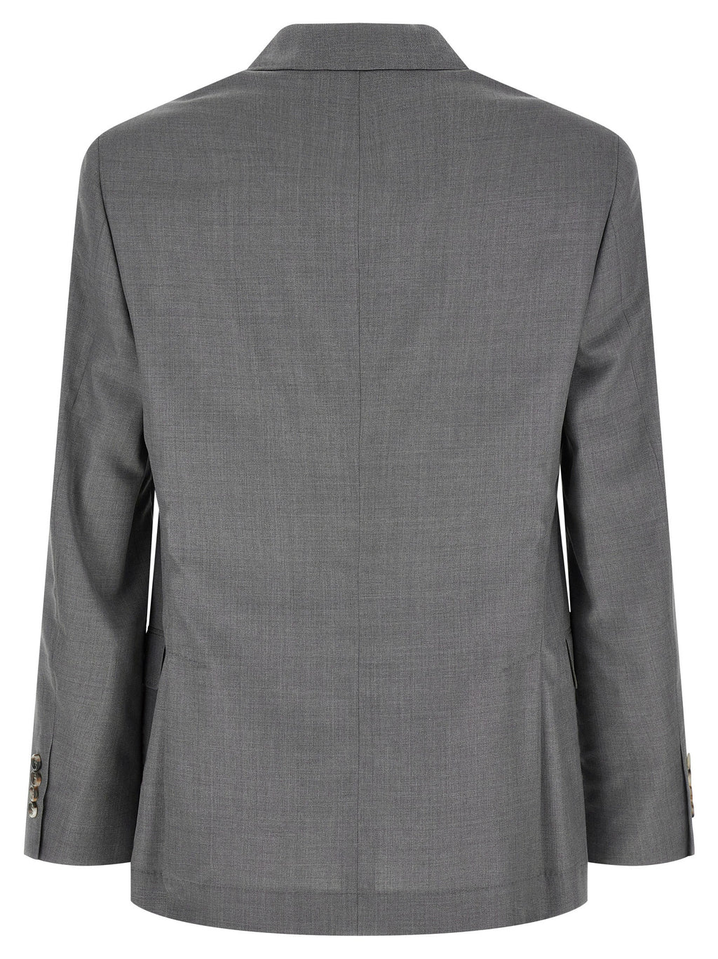Gray Virgin Wool Blazer