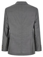 Gray Virgin Wool Blazer