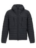 Blue Polyamide Full-Length Jacket