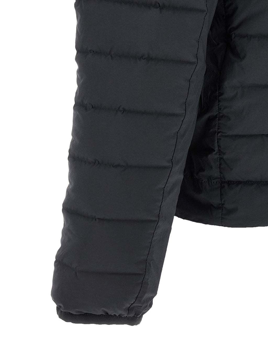 Blue Polyamide Full-Length Jacket