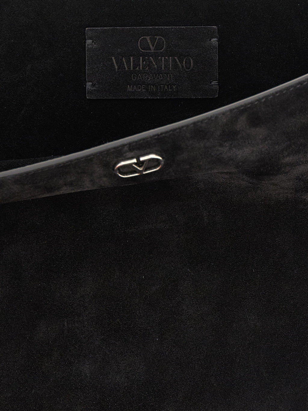 Black Calfskin Shoulder Bag