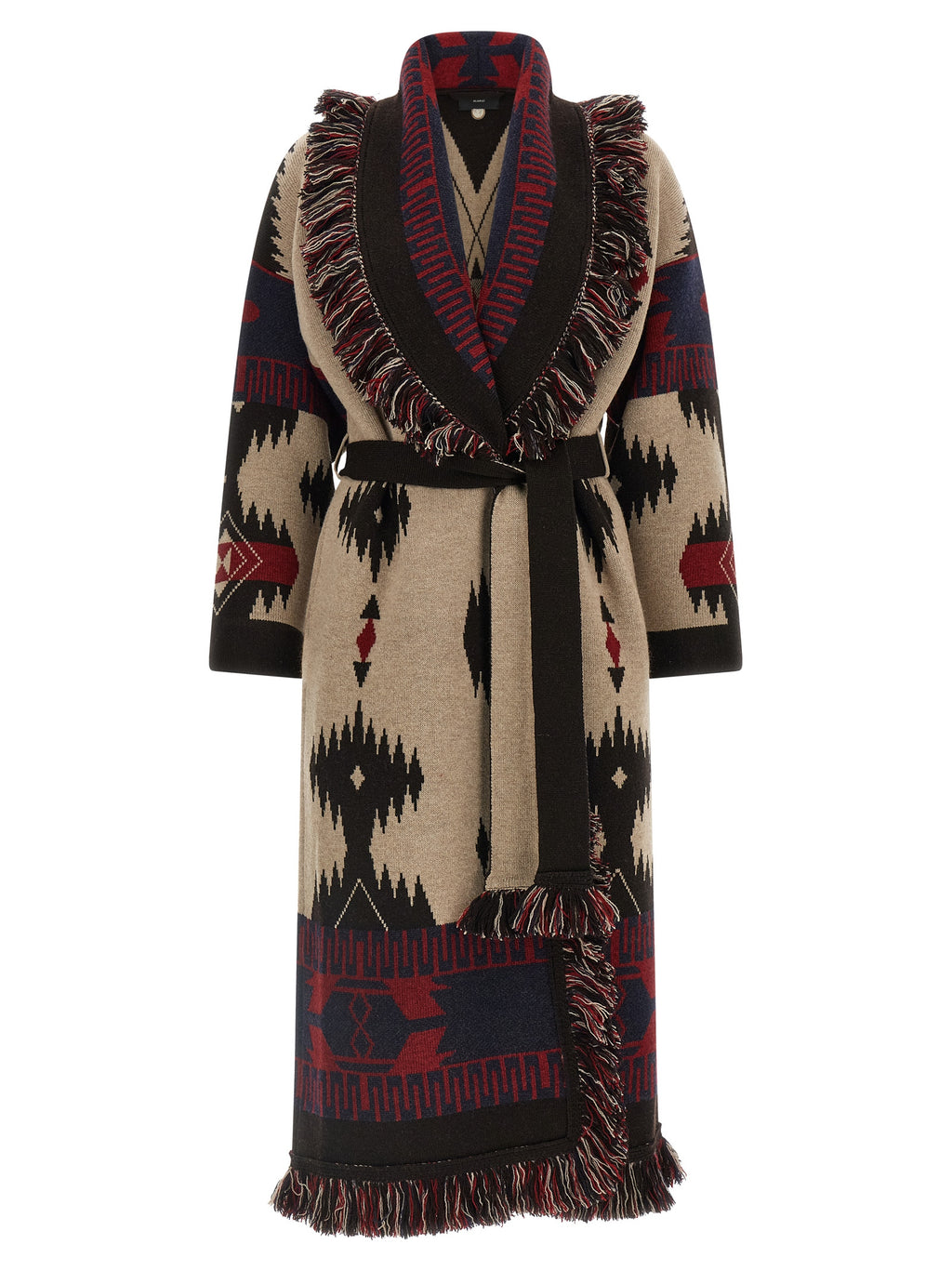Multicolor Virgin Wool Coat