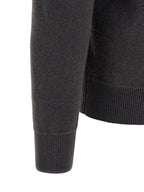 Gray Cashmere Cardigan