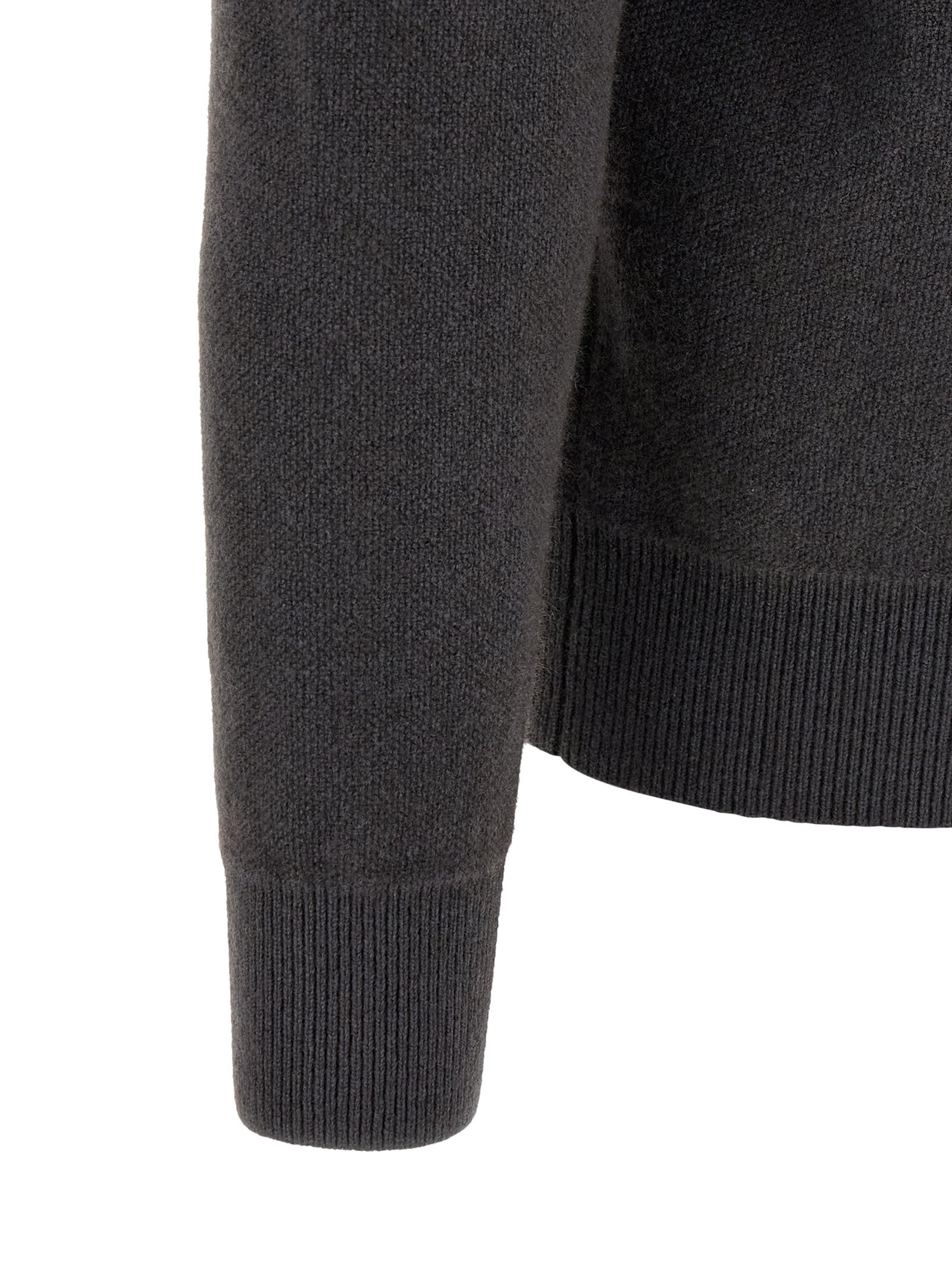 Gray Cashmere Cardigan