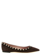 Brown Calfskin Ballet Flats