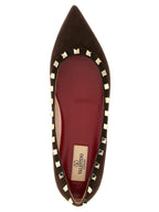 Brown Calfskin Ballet Flats
