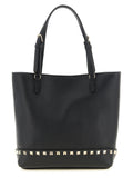 Black Calfskin Shoulder Bag