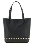 Black Calfskin Shoulder Bag
