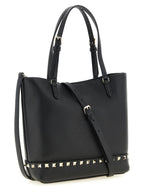 Black Calfskin Shoulder Bag