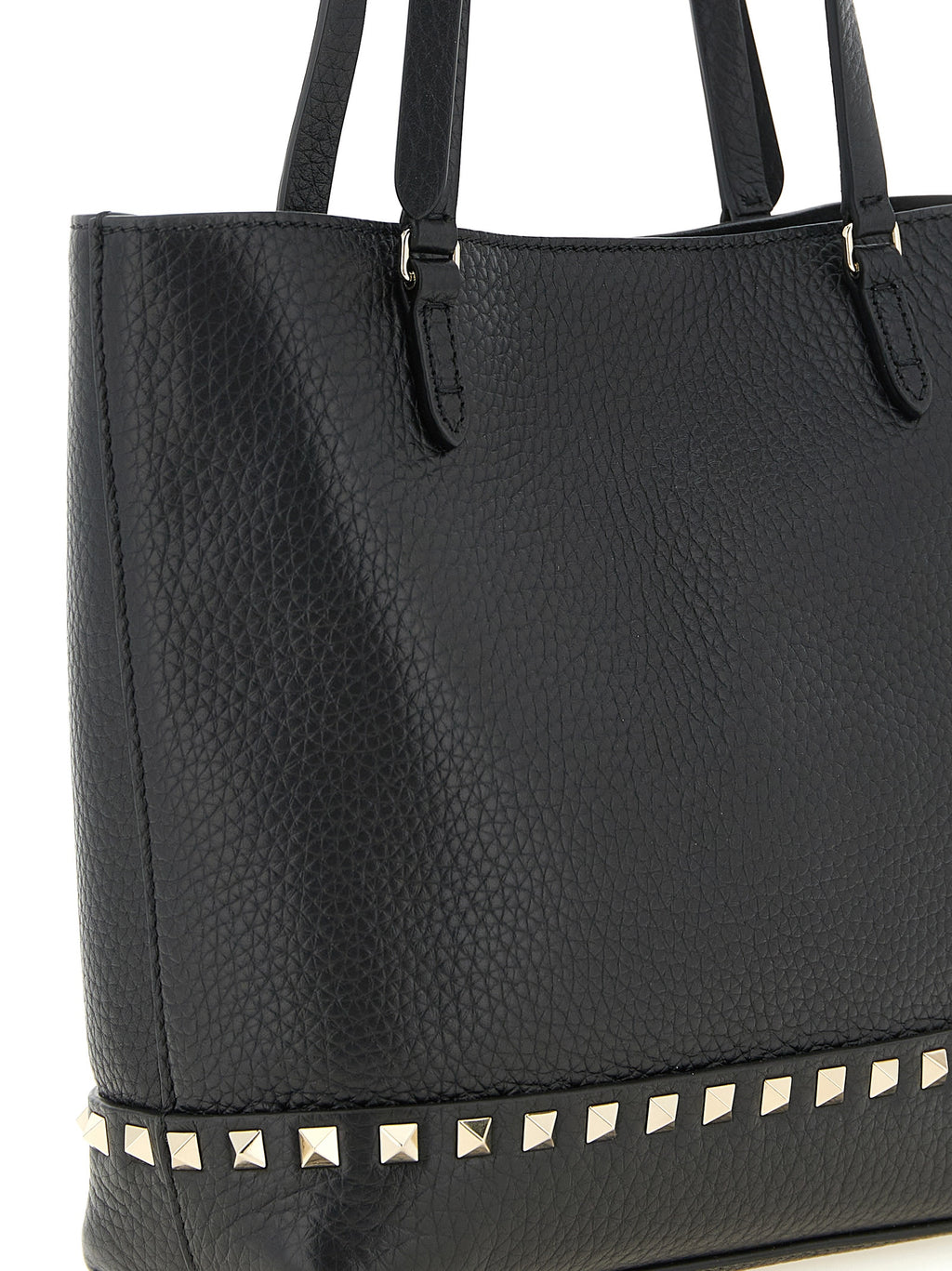 Black Calfskin Shoulder Bag