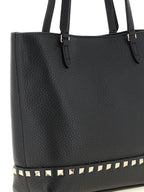 Black Calfskin Shoulder Bag