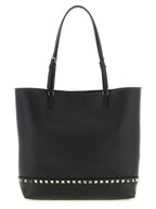 Black Calfskin Shoulder Bag