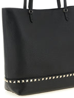 Black Calfskin Shoulder Bag