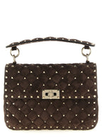 Brown Calfskin Crossbody Bag