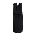 Black Wool Oves Aries Cocktail Dress