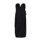 Black Wool Oves Aries Cocktail Dress