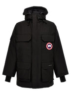 Black Polyester Parka
