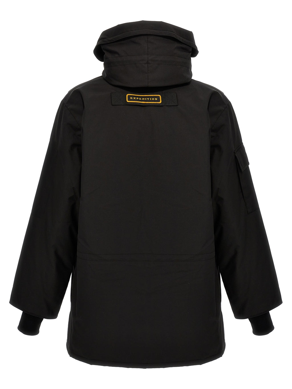 Black Polyester Parka