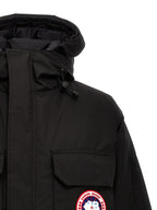 Black Polyester Parka