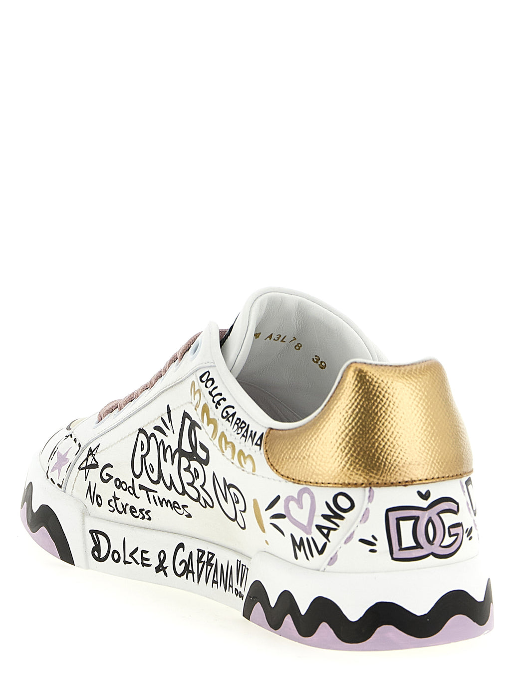 Multicolor Calfskin Low Top Sneakers