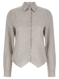 Beige Cotton Blouse