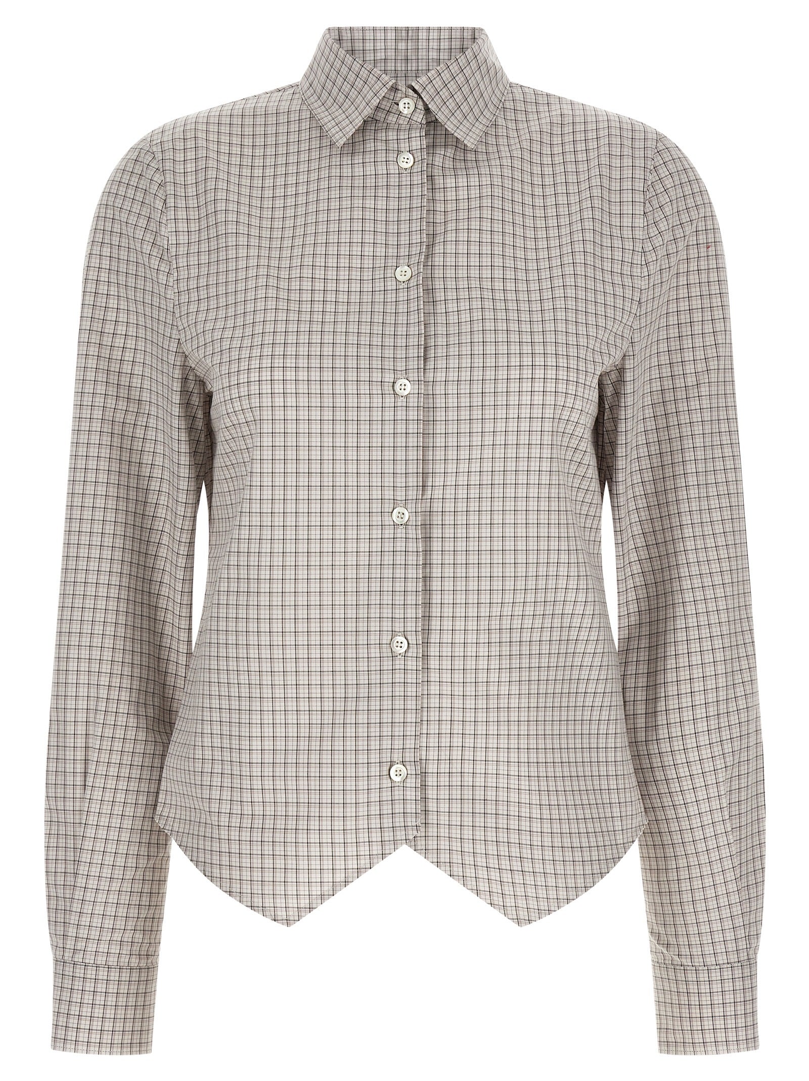 Beige Cotton Blouse