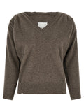 Brown Virgin Wool Cardigan