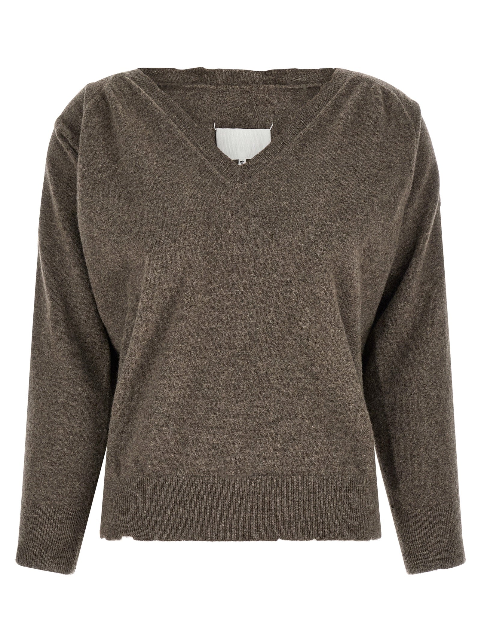Brown Virgin Wool Cardigan