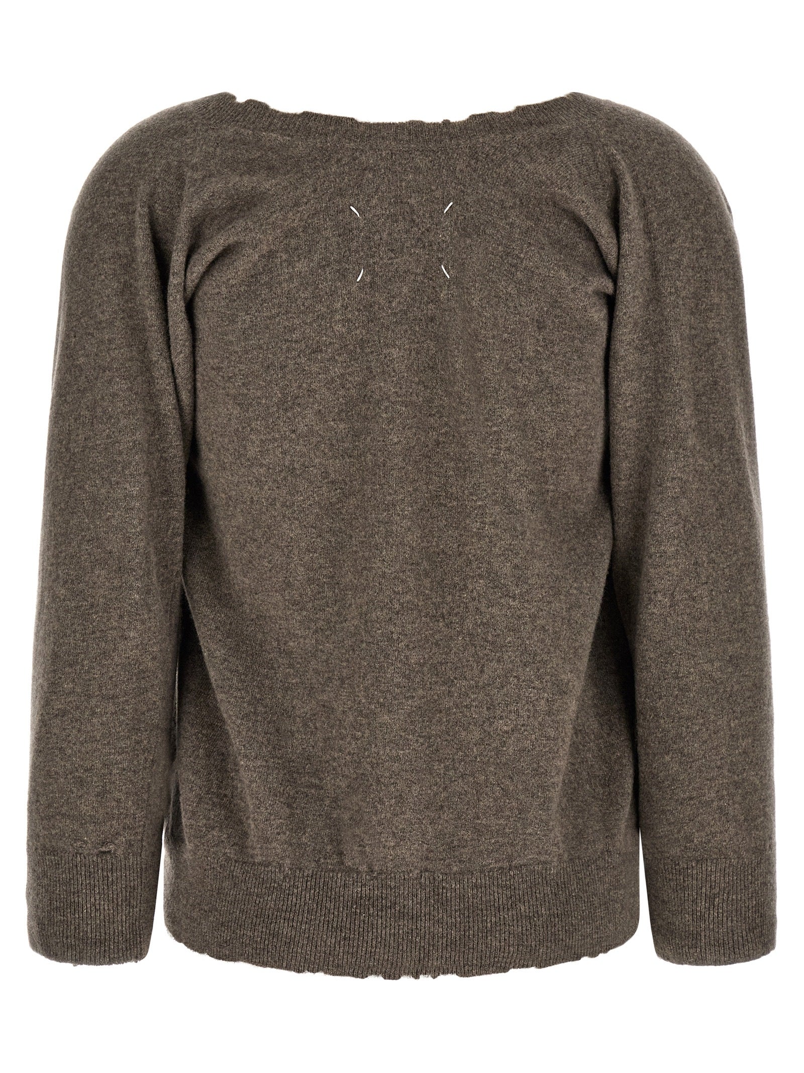 Brown Virgin Wool Cardigan