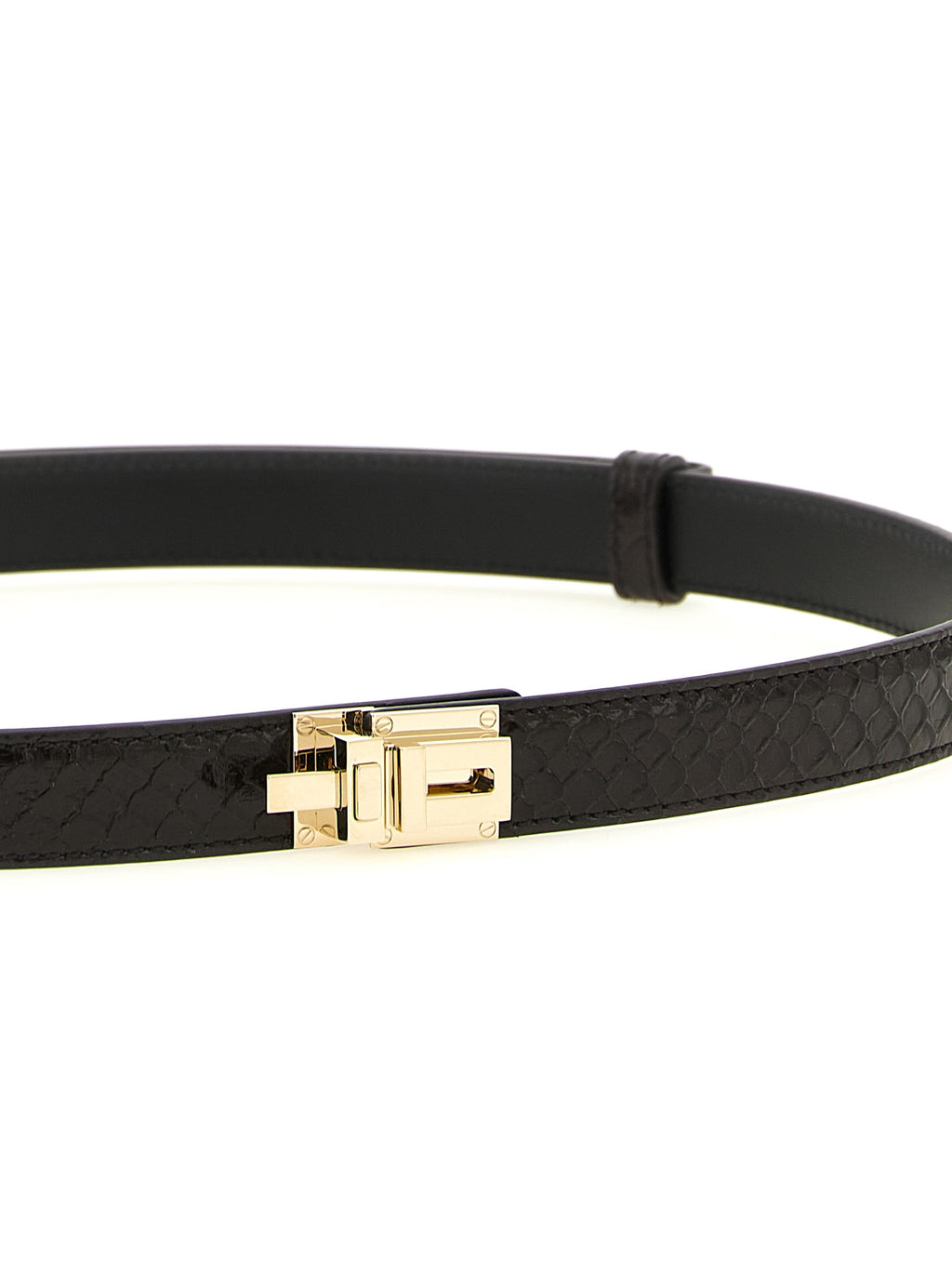 Brown Calfskin Regular Belt