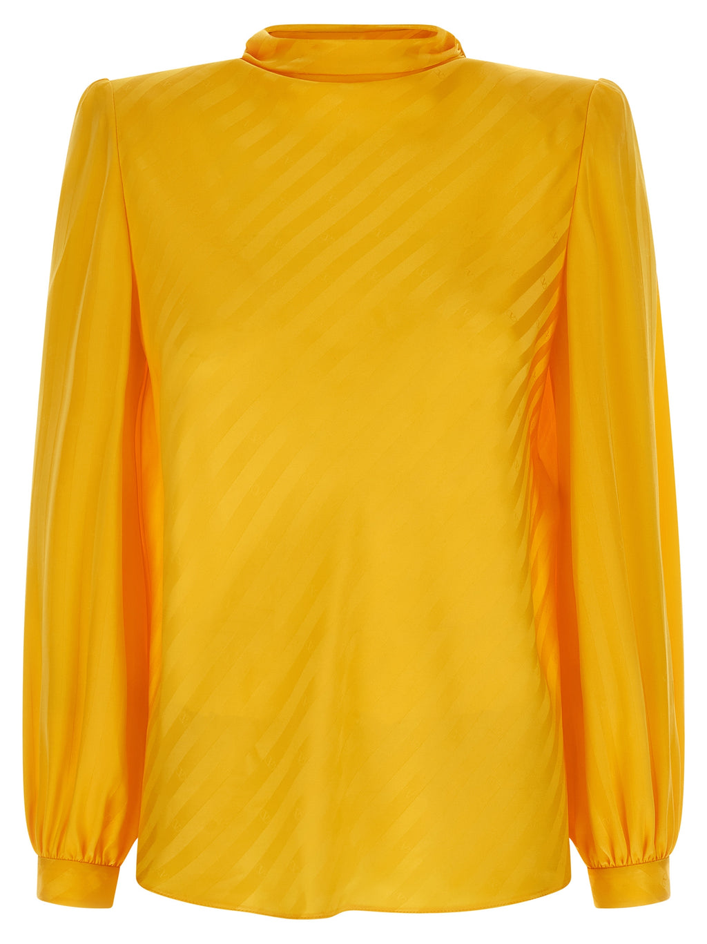 Bicolor Silk Blouse