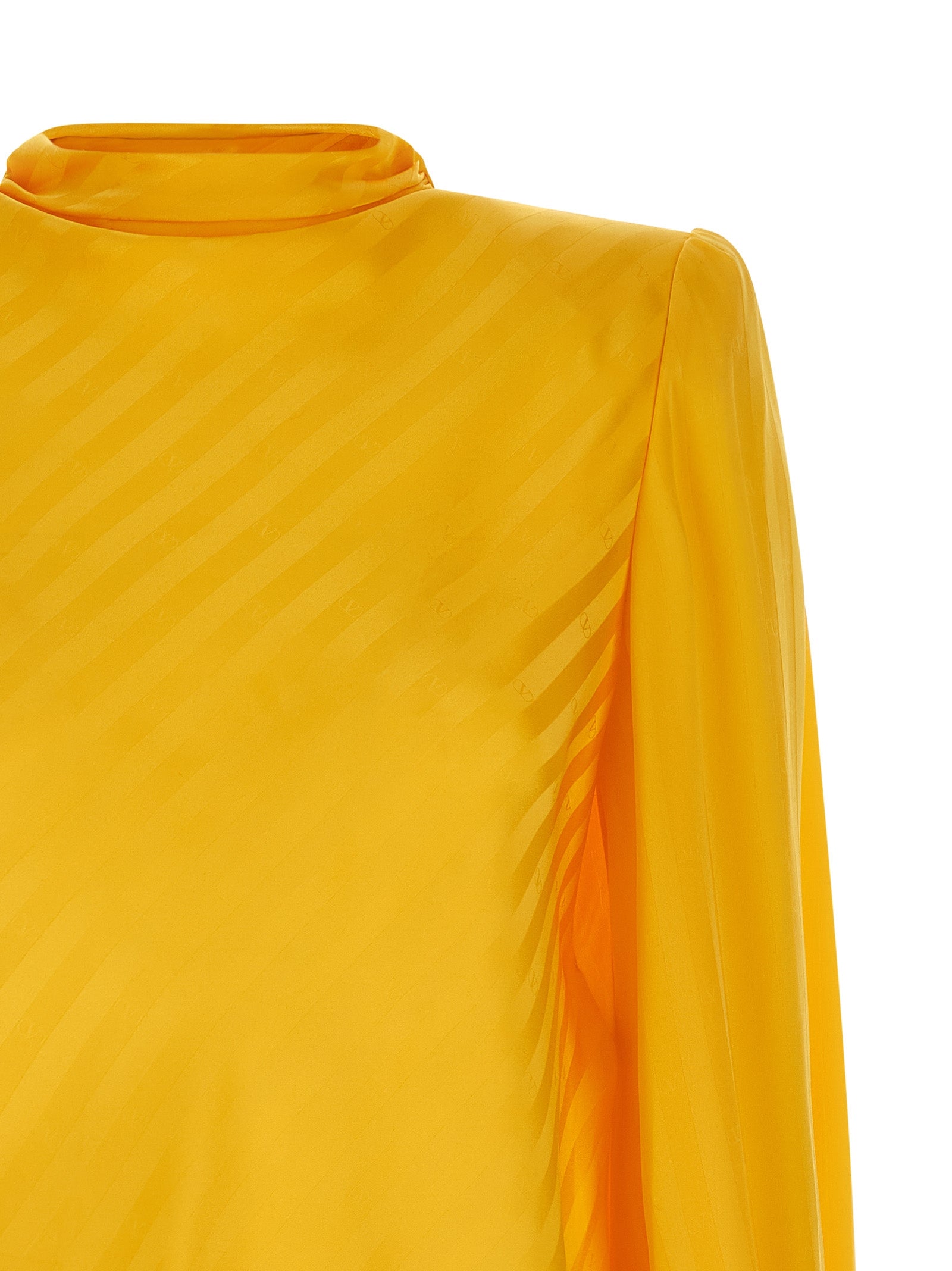 Bicolor Silk Blouse