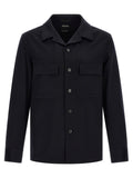 Blue Wool Blouse