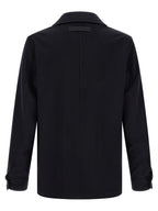 Blue Wool Blouse