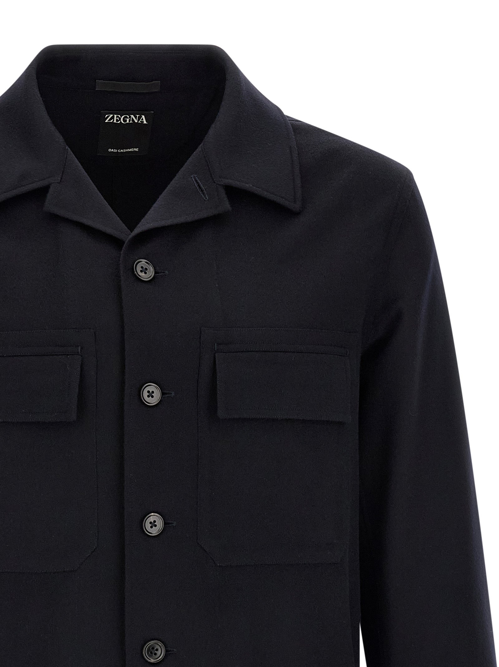 Blue Wool Blouse