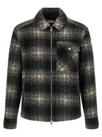 Gray Polyester Blouse