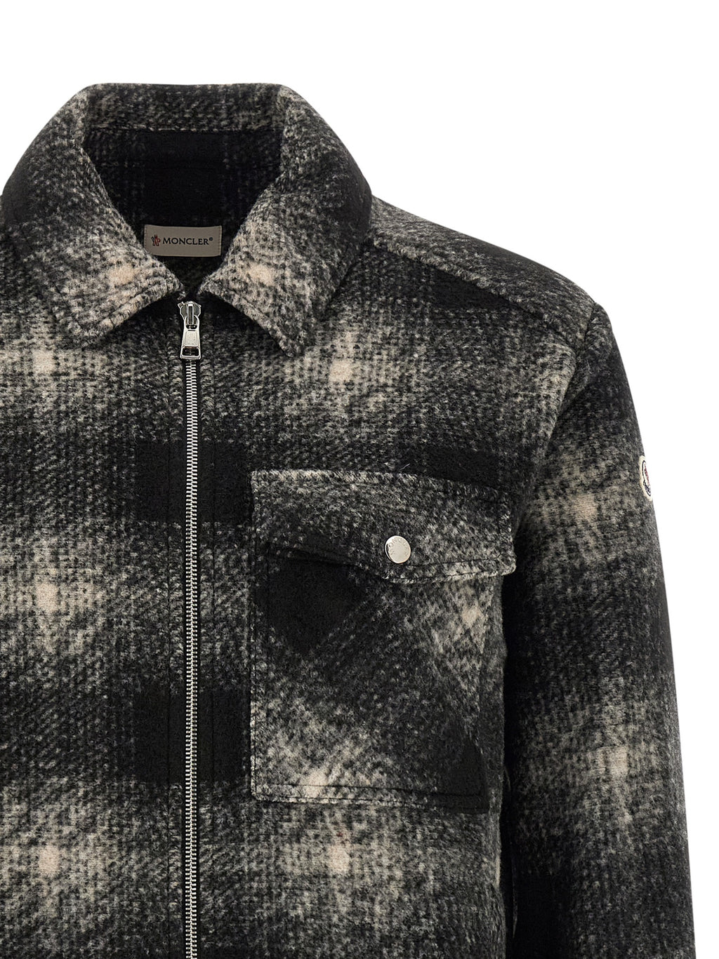 Gray Polyester Blouse