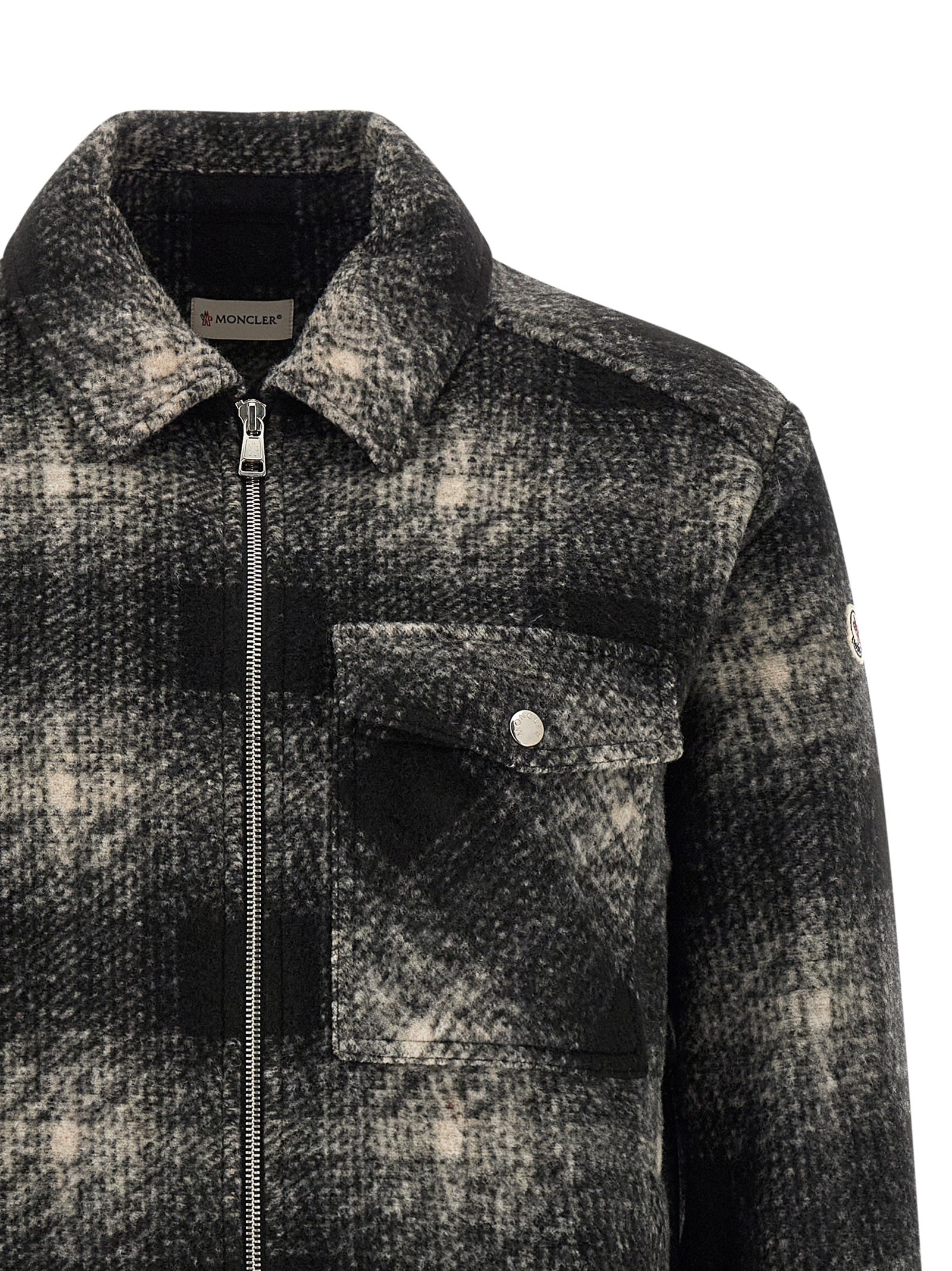 Gray Polyester Blouse