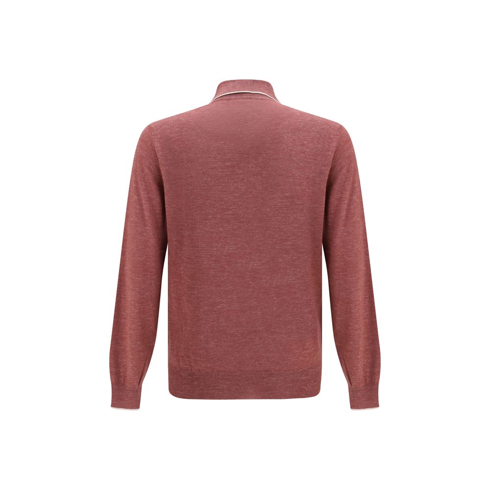 Bordeaux Cashmere Polo Shirt