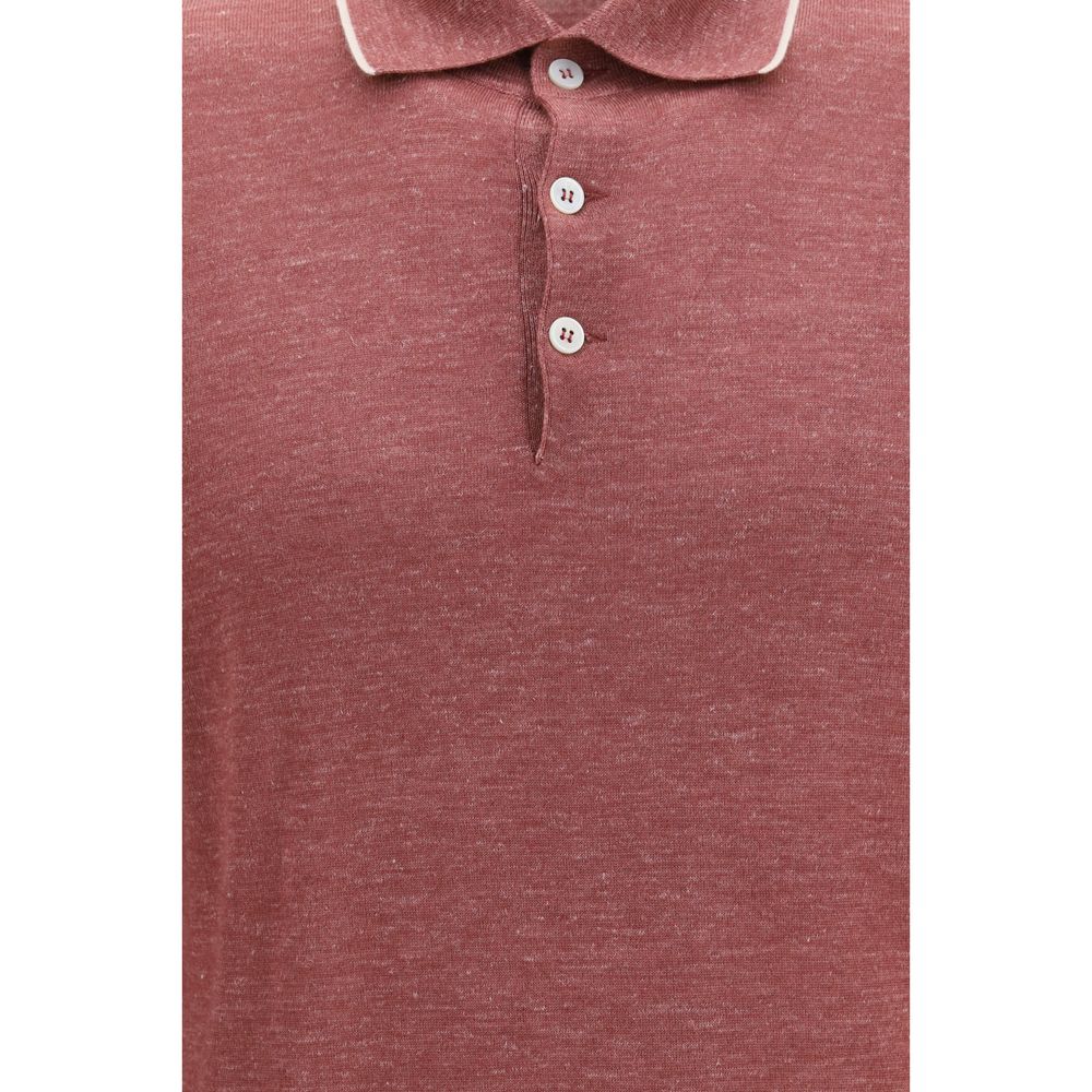 Bordeaux Cashmere Polo Shirt