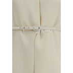 Beige Wool Oves Aries Casual Dress