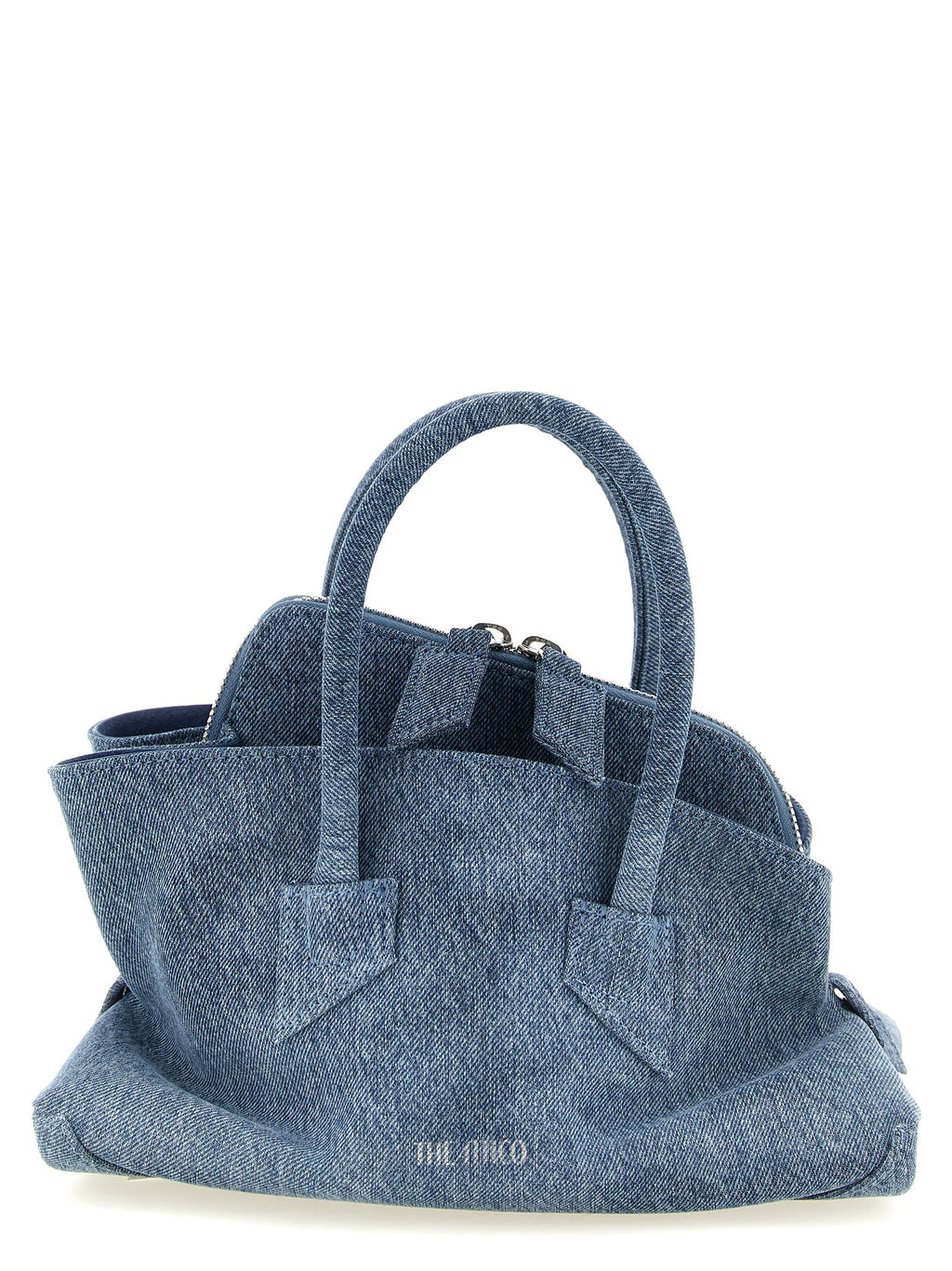 Blue Cotton Handbag