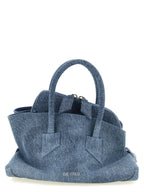 Blue Cotton Handbag