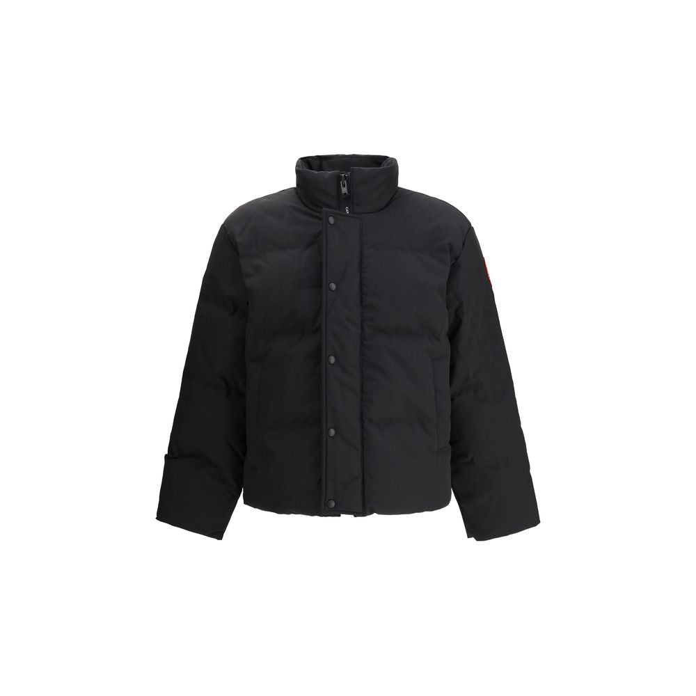 Black Polyester Parka